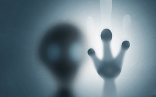 Hand shadow light bulb hologram - a hand free wallpaper for desktop