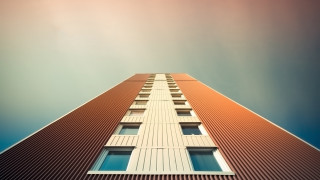 Tall building sky background windows 3 - a few window free wallpaper