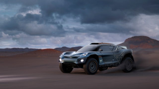 Desert mountain car cloudy sky - a desert road free wallpaper