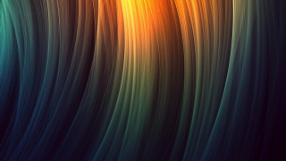 Colorful gradient blurry light wave - field free wallpaper for desktop