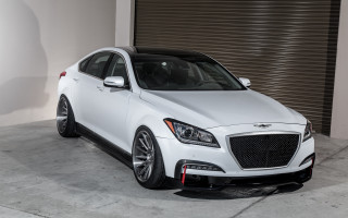 White car garage roller door - a garage next free wallpaper