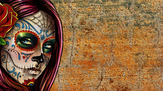 Woman sugar skull face paint - brian despain free wallpaper