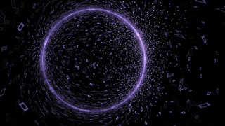 Purple circle musical notes night - blue letter free wallpaper