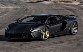 Black sports car race track 3 - top of its free wallpaper