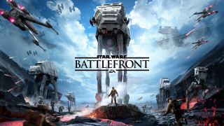 Star wars battlefront poster man - a rock in front free wallpaper for desktop