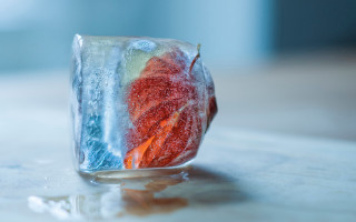 Glass ice fruit table water - a glass free wallpaper for desktop