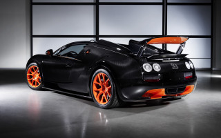 Black sports car orange wheels 2 - a black sports car free wallpaper for desktop