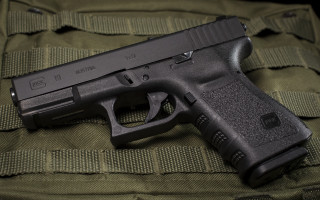 Black gun green cloth fabric - 30mm free wallpaper