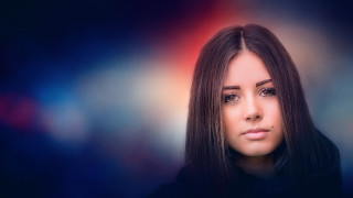Alena aenami portrait serious black - photorealistic portrait free wallpaper for desktop