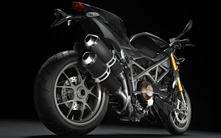 Motorcycle black background yellow taillight - a black seat free wallpaper