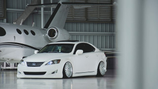 White car private jet hangar - luxury free wallpaper
