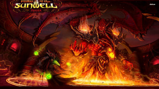 Demonic demon fire filled room - room free wallpaper for desktop