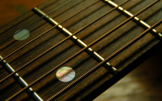 Guitar neck blurry frets baroque - grunge free wallpaper