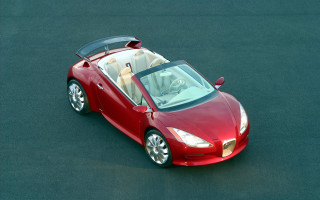 Red sports car parking lot 57 - a street next free wallpaper