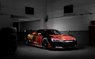 Garage car brick wall stripe - the side of the car free wallpaper for desktop