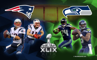 Football players green blue background - a group of football players free wallpaper