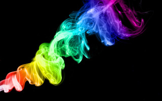 Rainbow smoke dark sky black - the dark sky free wallpaper for desktop
