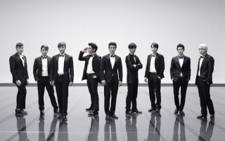 Men in suits standing formal - fan kuan free wallpaper