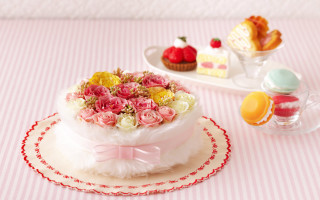 Pastel rococo flower cake cupcake - pastel free wallpaper