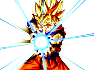 Large dragon blue light hand - akira toriyama free wallpaper