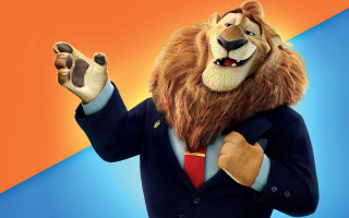 Lion suit tie arms out - his hand out free wallpaper for desktop