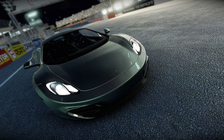 Green sports car night race - eleanor best free wallpaper
