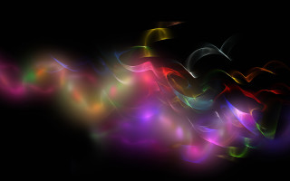 Colorful abstract black background glowing 2 - an abstract painting free wallpaper for desktop
