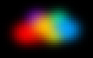 Colorful black rainbow pattern chain - constant permeke free wallpaper