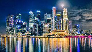 Tokyo city skyline bridge river 2 - a bridge and a river free wallpaper for desktop