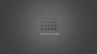 Black and white quote dubstep - free minimalism wallpaper