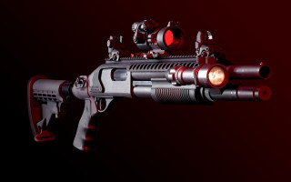 Gun red light barrel cobra 2 - anton graff free wallpaper