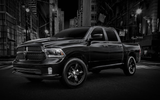 Ram truck city night matte - the building free wallpaper for desktop