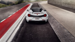 White sports car road red - a white sports car free wallpaper for desktop