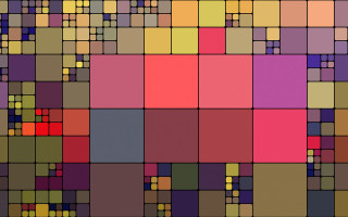 Colorful mosaic cubist argyle checkered - a cubist painting free wallpaper