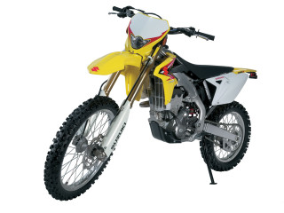 Yellow dirt bike white background 2 - free motorcycles wallpaper for desktop