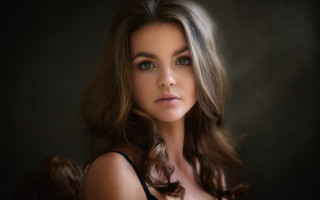 Woman longhair blacktop halfup portrait - style free wallpaper for desktop