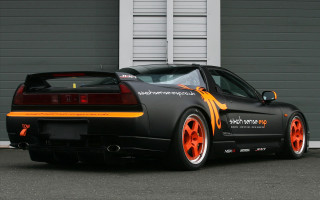 Black sports car orange flames - orange flame free wallpaper
