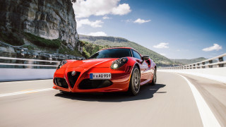 Red sports car mountain road 2 - a road next free wallpaper for desktop