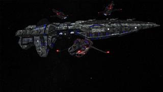 Starship night sky rocket aurora - a space shuttle in the background free wallpaper for desktop