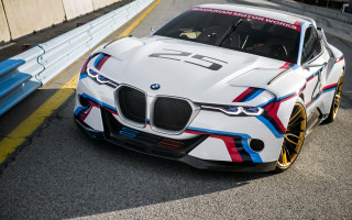 White bmw sports car race - the front of its free wallpaper for desktop