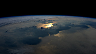 Sunset earth space shuttle mountain - space shuttle free wallpaper