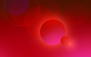 Red circle ball moon sunburst - a red ball free wallpaper