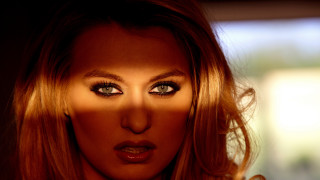 Woman longhair darkmakeup seriousportrait floriannebecker - pop art free wallpaper for desktop