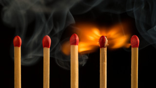 Matches smoke flame abstract microscopic - diffuse lighting free wallpaper