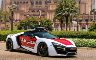 White red sports car clocktower - cyberpunk style free wallpaper