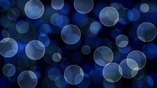 Blurry darkblue bokeh bubbles hologram - circle of light free wallpaper