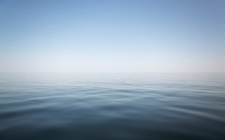 Ocean sky boat beach minimalist - anthony s waters free wallpaper