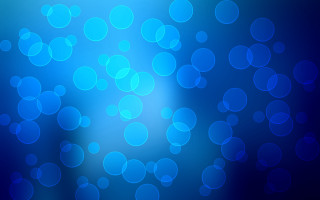 Blue bubbles hologram cellphone lens - circle of light free wallpaper