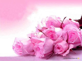 Bouquet pink roses table vase - a vase of flowers free wallpaper