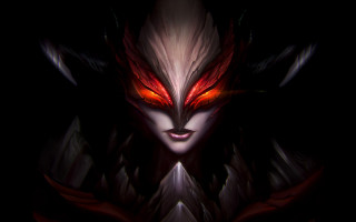 Demonic woman red eyes wings - red eye free wallpaper